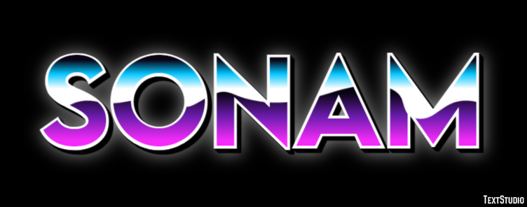 Sonam Texteffekt