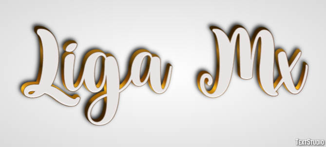 Liga Mx Tekst effect