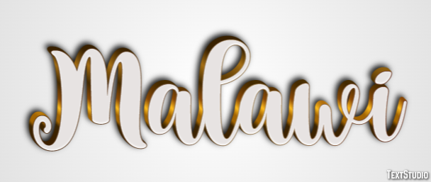 Malawi Text Effect