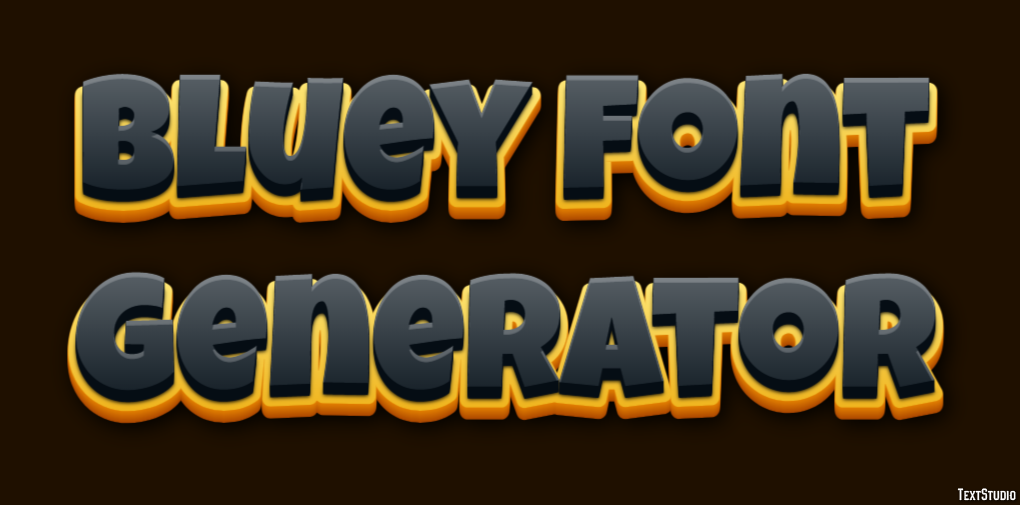 Bluey Font Generator テキスト効果