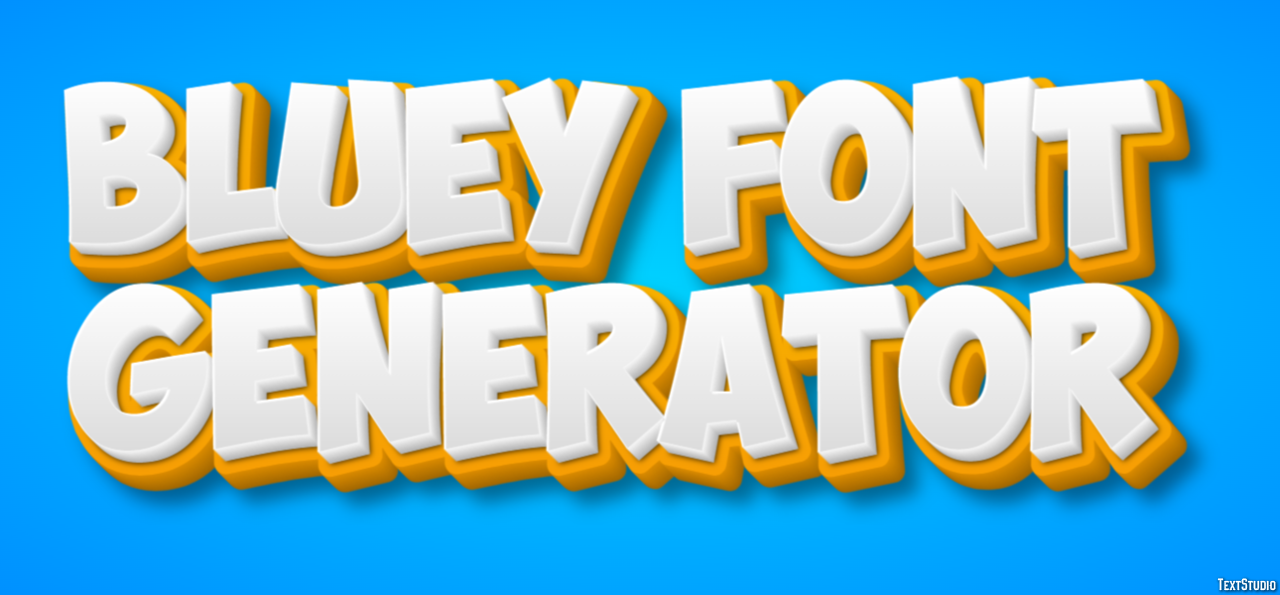 Bluey Font Generator テキスト効果