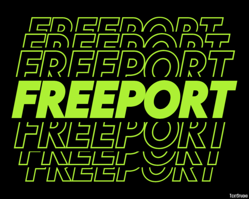 Freeport Efekt tekstowy