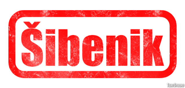 Šibenik Efekt tekstowy