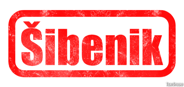 Šibenik Efekt tekstowy