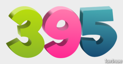 395 Tekst effect