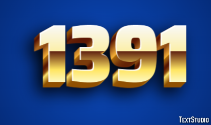 1391 Text Effect