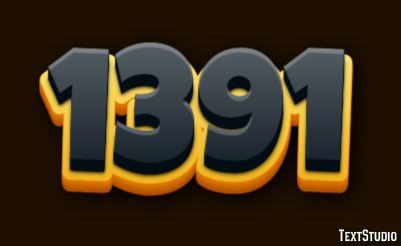 1391 Text effect