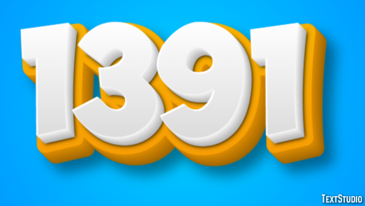 1391 Text Effect