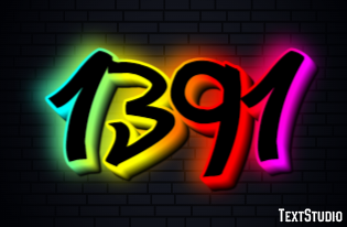 1391 Text effect