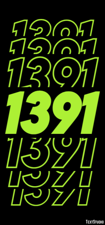 1391 Text Effect