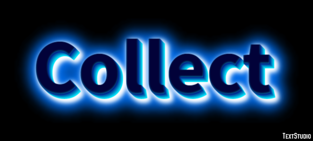Collect Text Effect