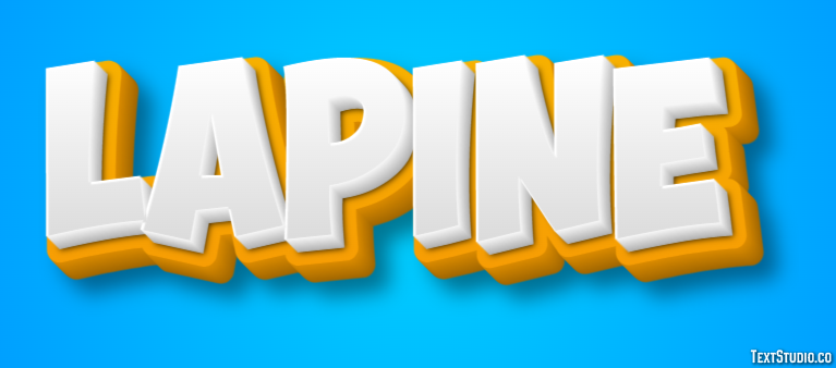Lapine Effet de Texte