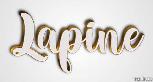 Lapine Effet de Texte