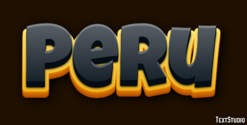 Peru Effet de texte