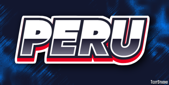 Peru Effet de texte