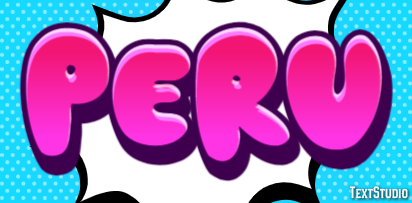 Peru Effet de texte