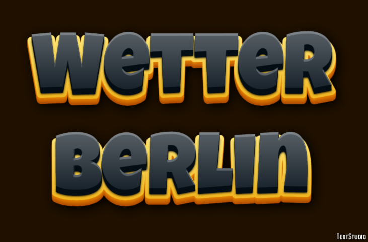 Wetter Berlin Efekt tekstowy