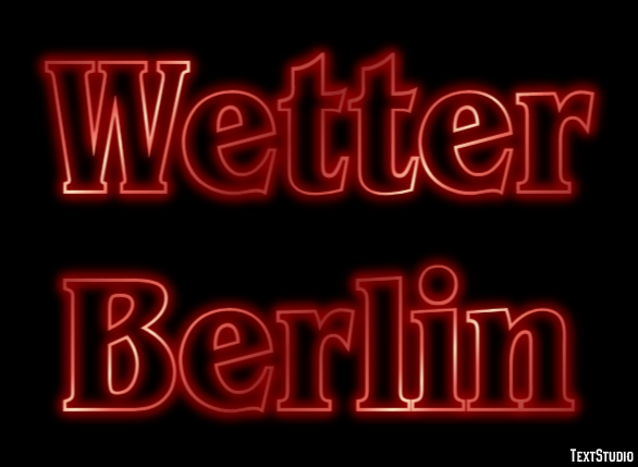 Wetter Berlin Efekt tekstowy