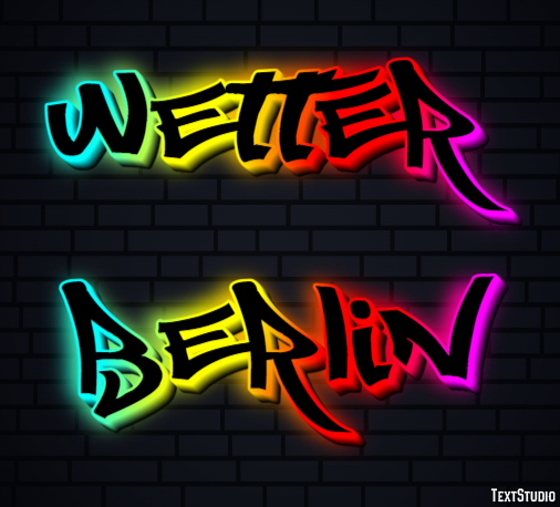 Wetter Berlin Efekt tekstowy