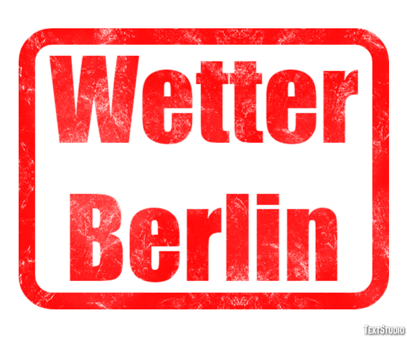 Wetter Berlin Efekt tekstowy