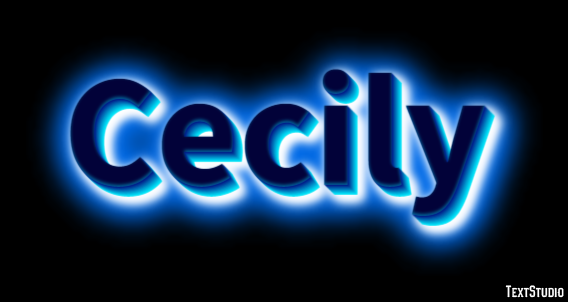 Cecily Text effect