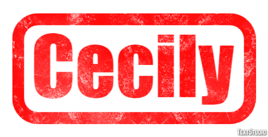 Cecily Text effect