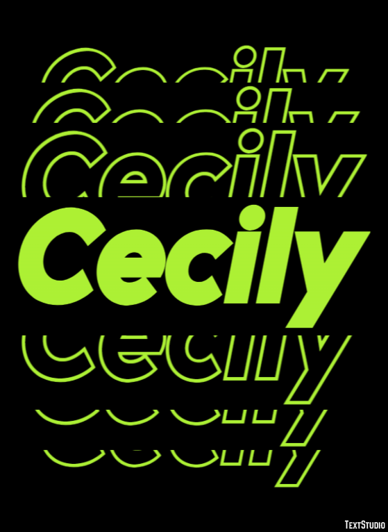Cecily Texteffekt