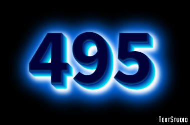495 Text Effect