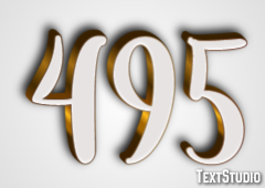 495 Text Effect