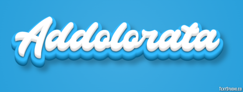 Addolorata Effetto testo