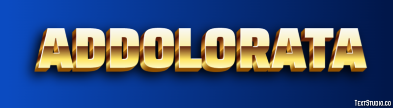 Addolorata Text effect