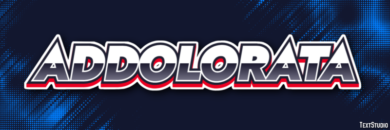 Addolorata Text effect
