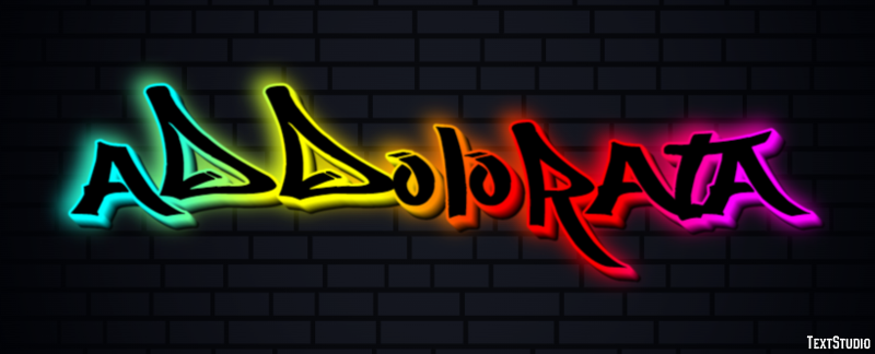 Addolorata Text effect