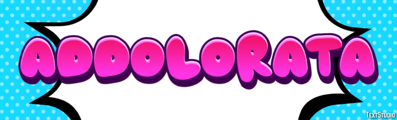 Addolorata Text effect