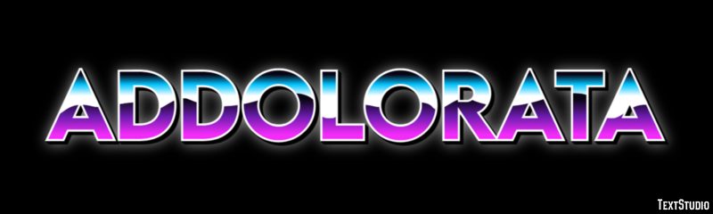 Addolorata Text effect