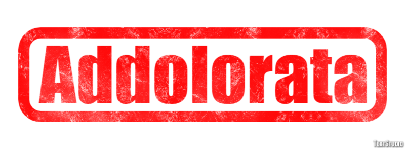 Addolorata Text effect