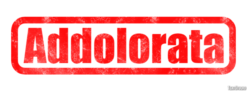 Addolorata Effetto testo