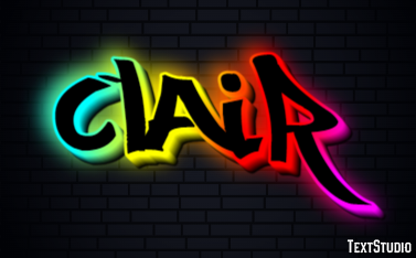 Clair Effet de texte