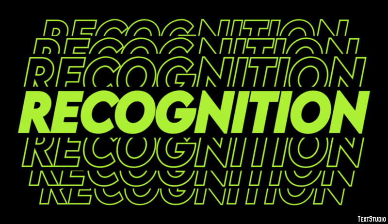 Recognition Tekst Effect