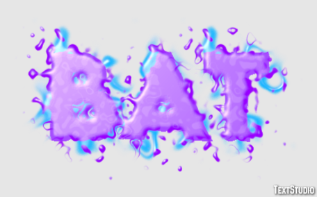 Bat Efeito de texto
