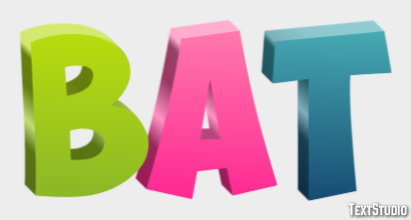 Bat Effet de texte