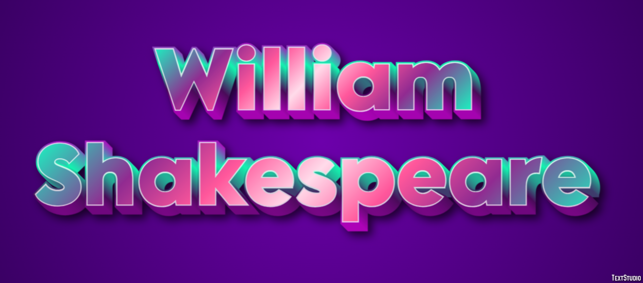 William Shakespeare Text Effect