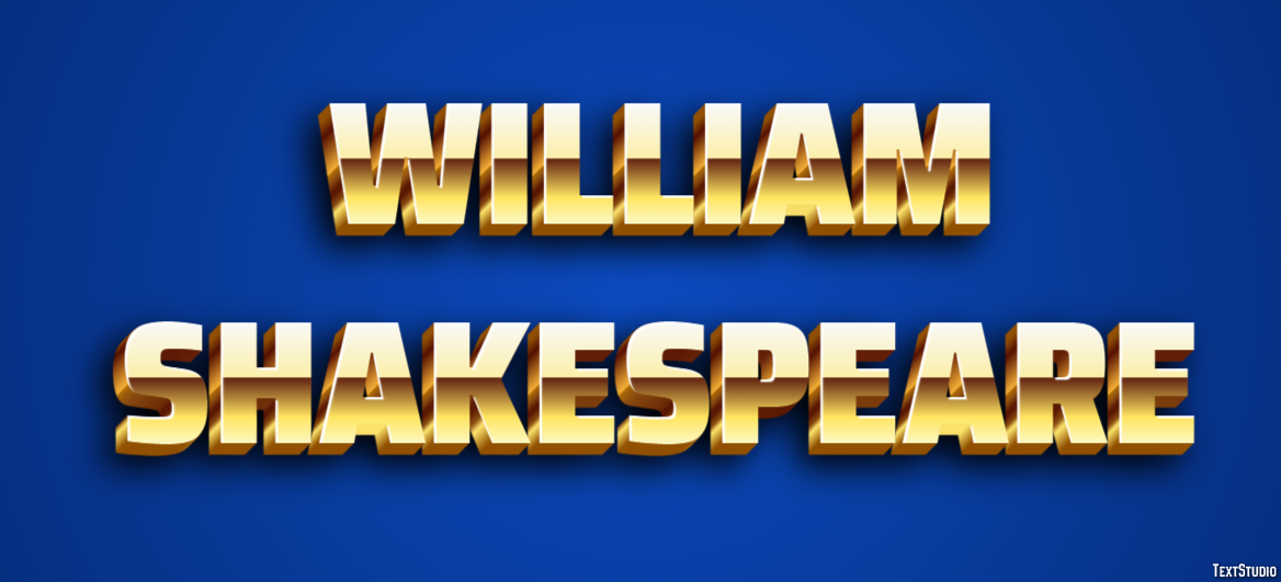 William Shakespeare Text Effect