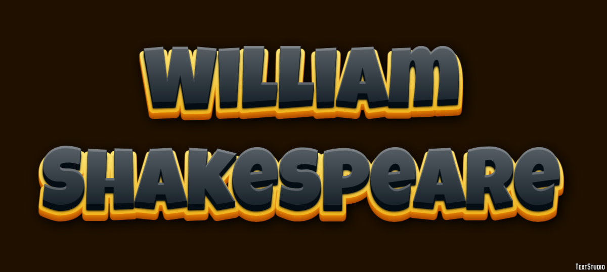 William Shakespeare Text Effect
