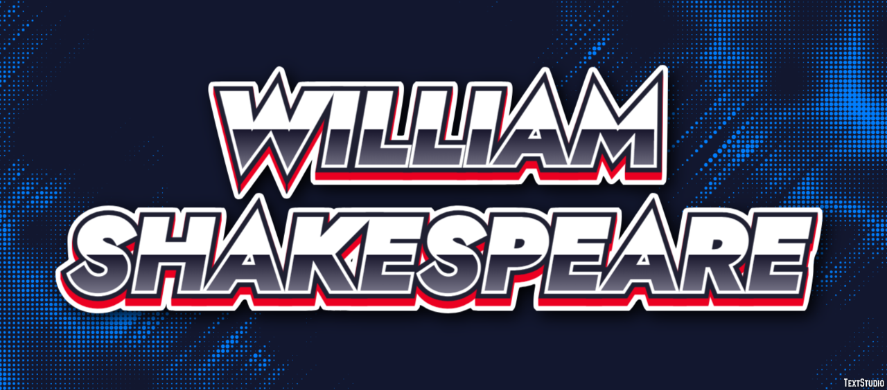 William Shakespeare Text Effect