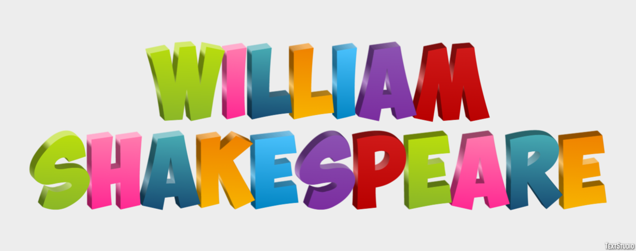 William Shakespeare Text Effect