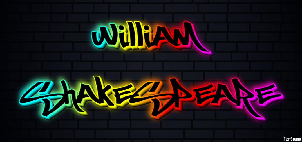 William Shakespeare Text Effect