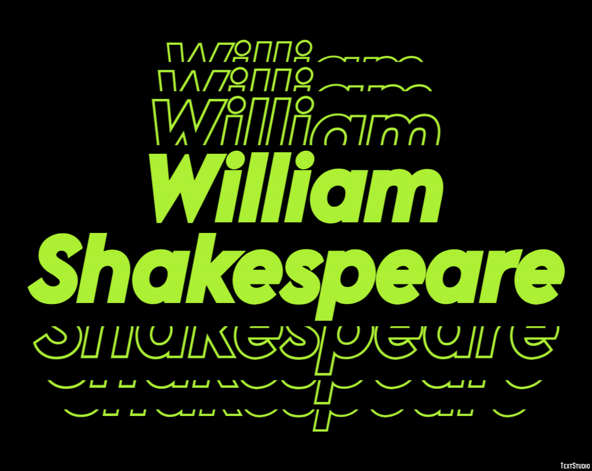 William Shakespeare Text Effect