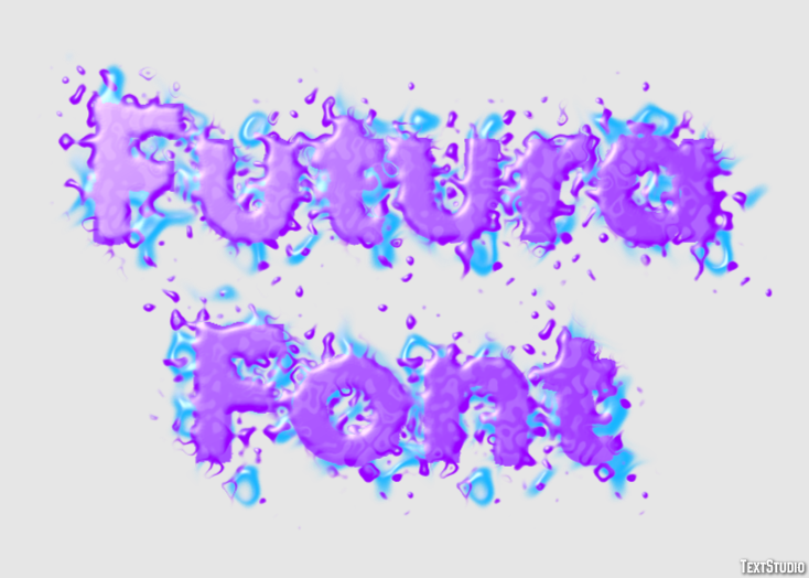 Futura Font Efekt tekstowy