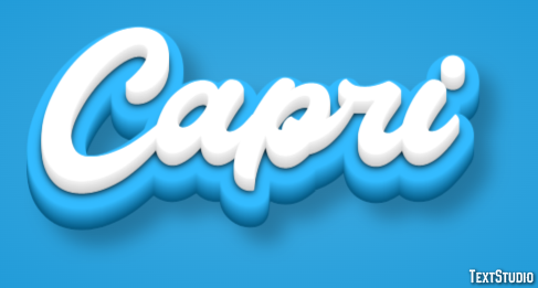 Capri Metin Efekti
